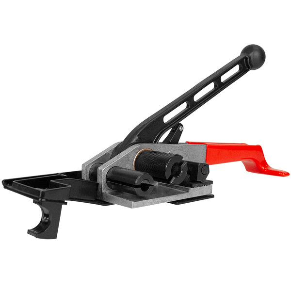 A black and red Lavex Knuckle Tool Tensioner with a handle.