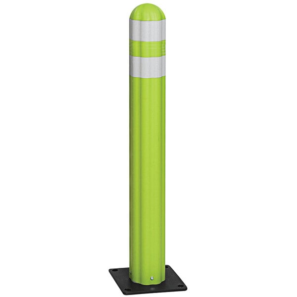 a green and black container