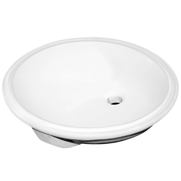 a white sink with a hole in it