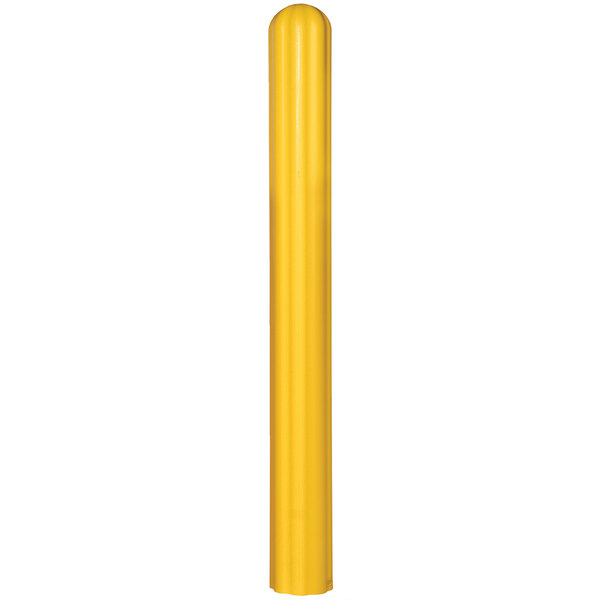 A yellow tube with black text over a white background.