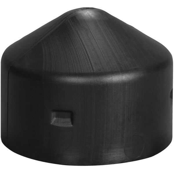 a black plastic cap