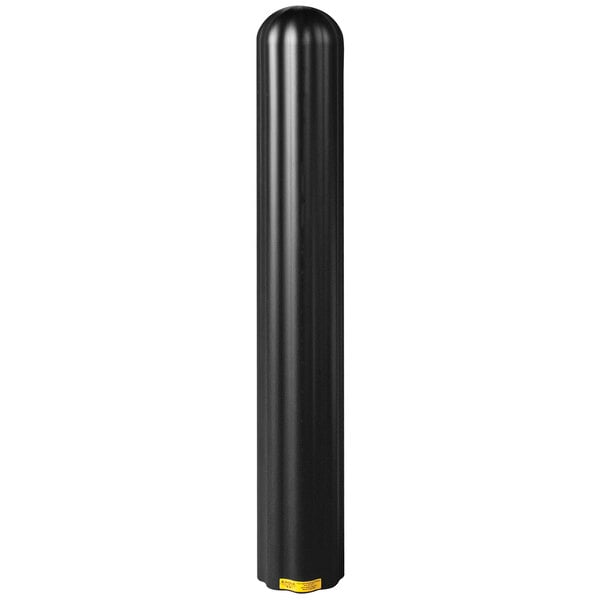 A black cylindrical Eagle Manufacturing fluted bollard cover.