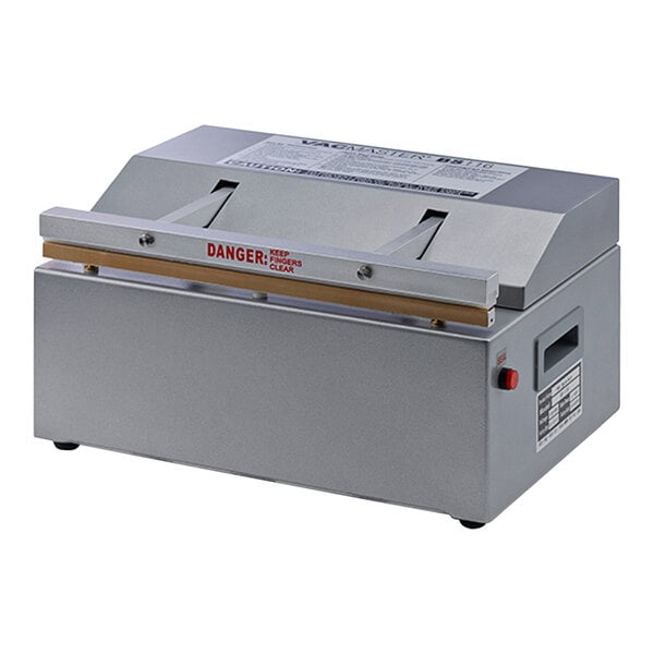 An ARY VacMaster impulse bag sealer with a metal seal bar.