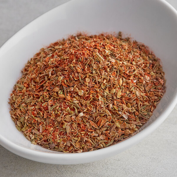 A bowl of Regal Salt-Free Creole Seasoning.