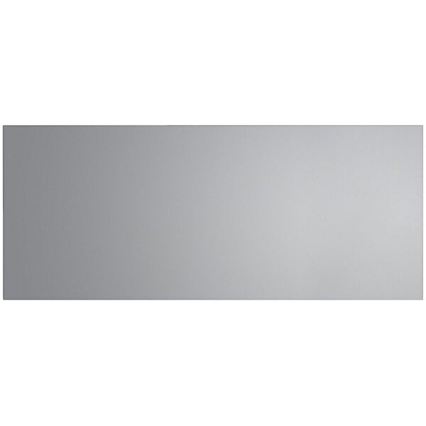 A rectangular white rectangular object with a black border.