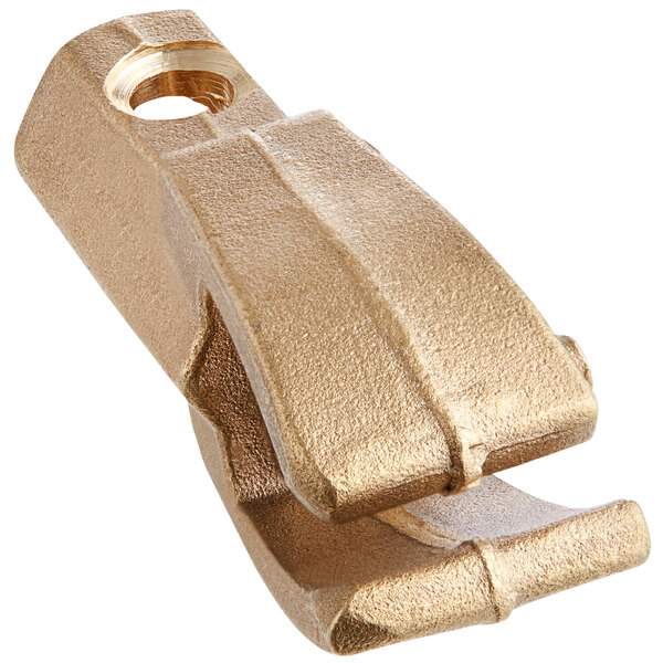 A gold metal Cooking Performance Group duckbill burner.