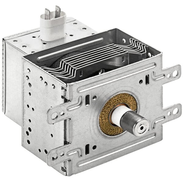 A Solwave magnetron with a metal ring.