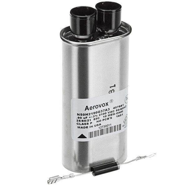 A Solwave Ameri-Series capacitor with black and silver caps.