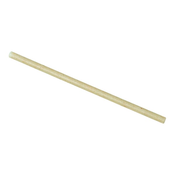 A Greenprint natural agave jumbo straw on a white background.