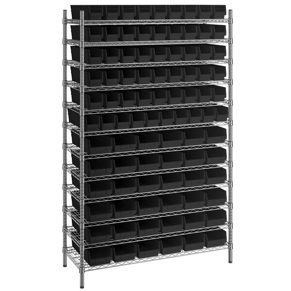 36 Bin Storage Box Rack 6 Shelf Shelving Commercial Storing Shelves  Organizer