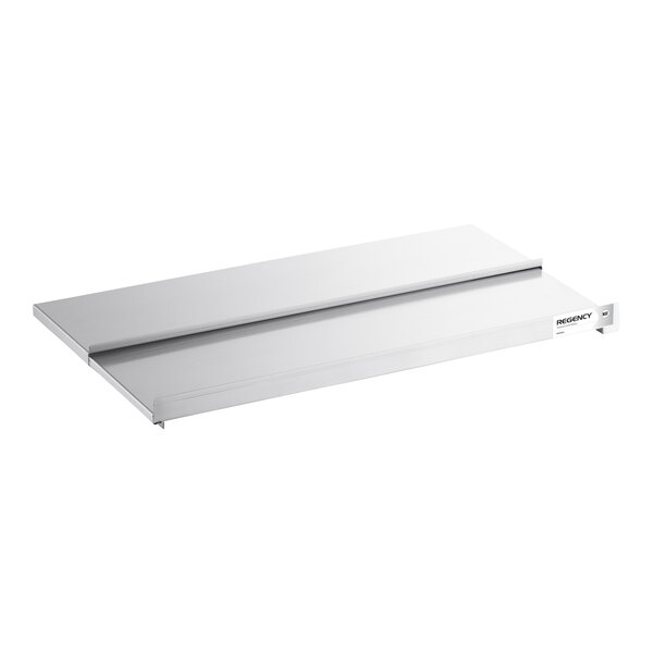 Regency Stainless Steel Sliding Lid for 18" x 30" Drop-In Ice Bins