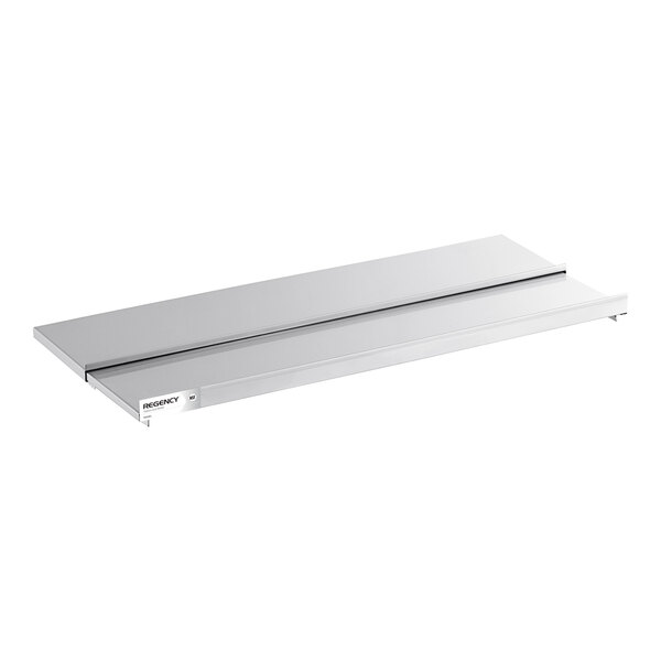 Regency Stainless Steel Sliding Lid for 18" x 36" Drop-In Ice Bins