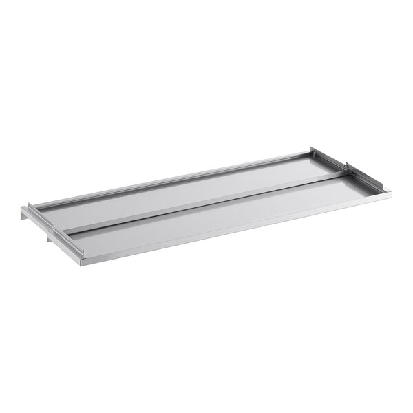 Regency Stainless Steel Sliding Lid for 18" x 36" Drop-In Ice Bins