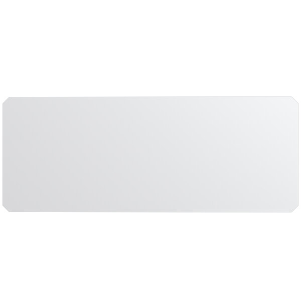 A white rectangular object with a white background.
