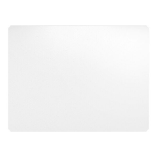 A clear PVC shelf liner measuring 36 inches by 48 inches.