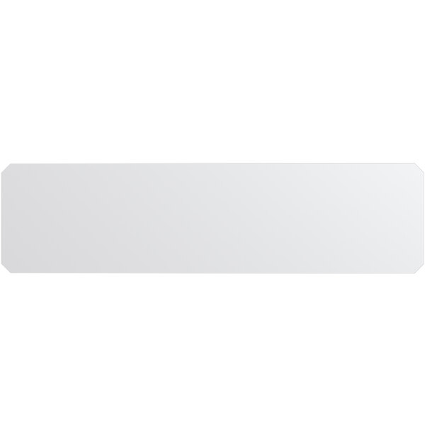 A white rectangular object with a white background.