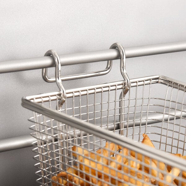 Grindmaster-Cecilware V174PL Equivalent 13 1/4" x 6 1/2" x 5 7/8" Fryer Basket with Front Hook