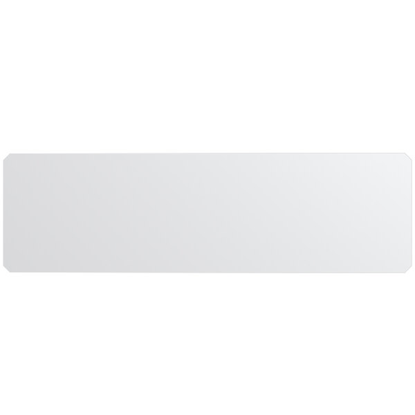A white rectangular object with a white background.