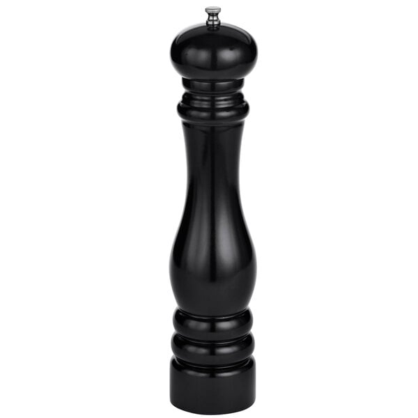 An American Metalcraft black wood finish pepper mill.