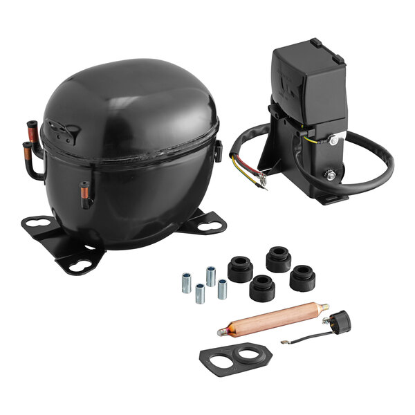 A replacement compressor kit for Narvon SM3 granita or slushy machines, including the compressor unit and various installation components.