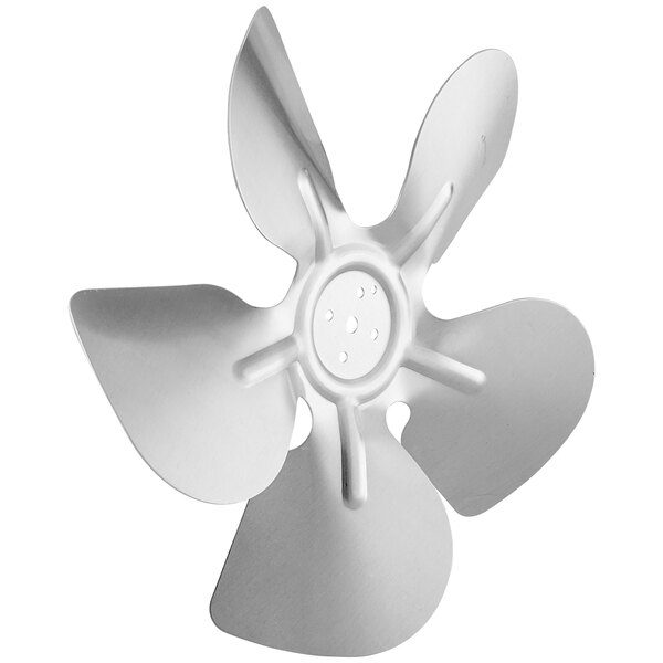 White circular fan blades with holes.