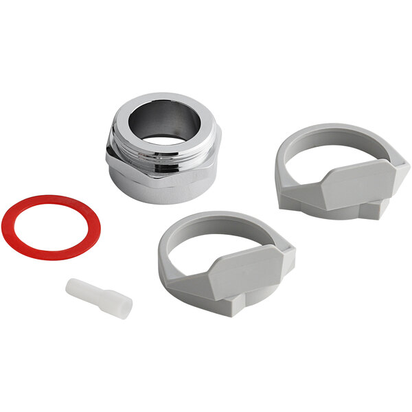 A set of two grey rubber rings.