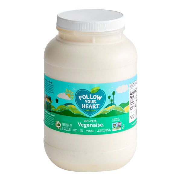 Follow Your Heart Vegenaise Soy-Free Vegan Mayonnaise 1 Gallon - 4/Case