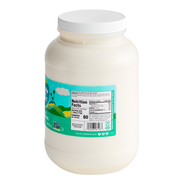 Follow Your Heart Vegenaise Soy-Free Vegan Mayonnaise 1 Gallon - 4/Case