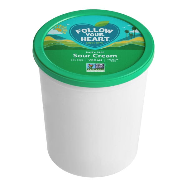 Follow Your Heart Dairy-Free Vegan Sour Cream 32 oz. - 4/Case