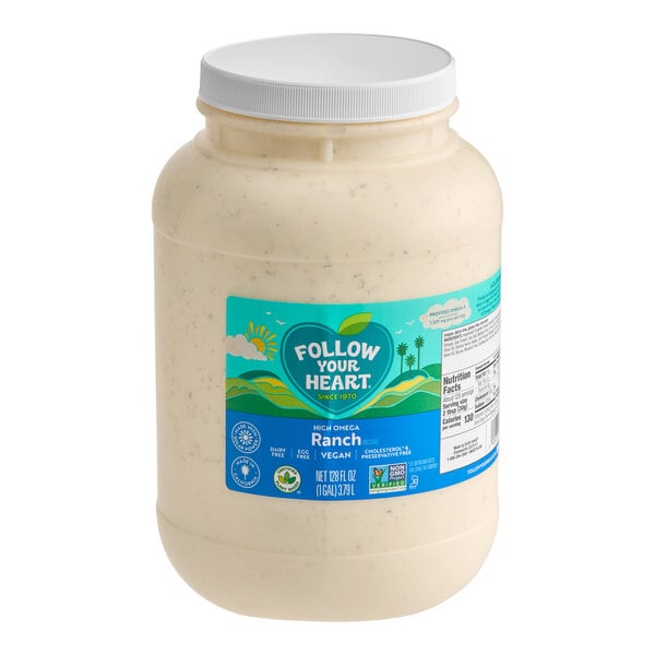 Follow Your Heart Vegan Ranch Dressing 1 Gallon - 4/Case