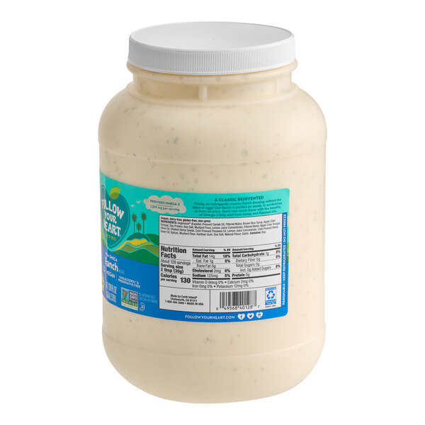 Follow Your Heart Vegan Ranch Dressing 1 Gallon - 4/Case