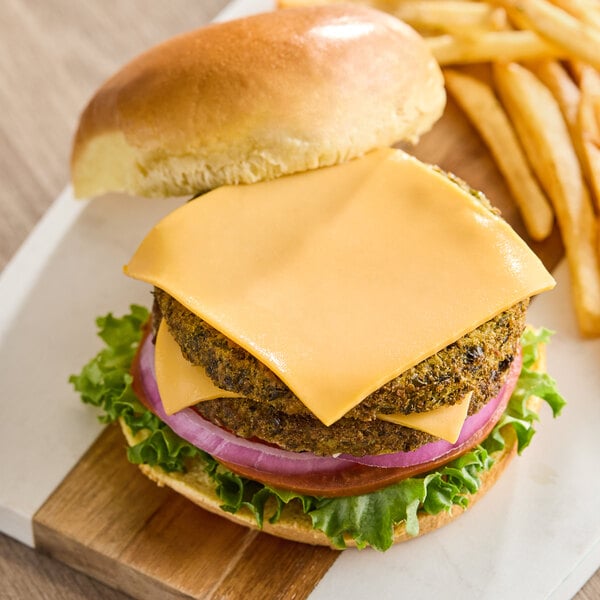 Follow Your Heart Dairy-Free Vegan Sliced American Cheese 2.2 lb. - 14/Case