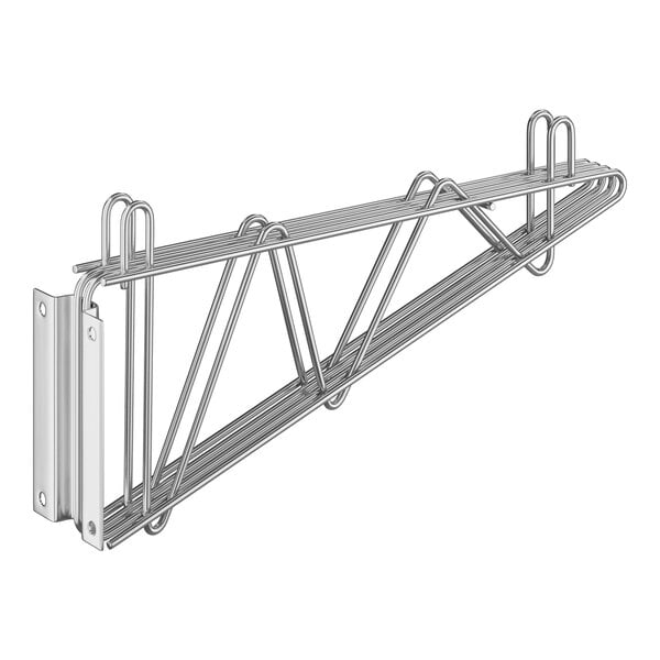 A Regency metal wall mounting bracket with two curved ends.