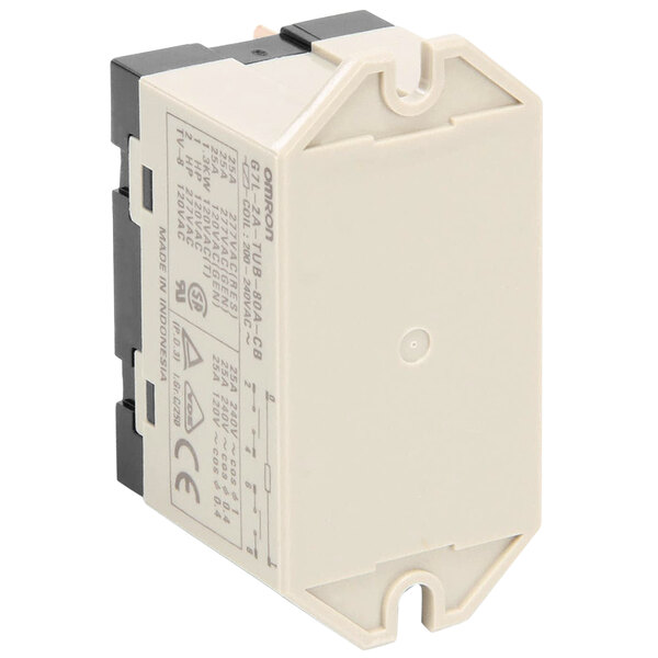 A Solwave Ameri-Series electronic relay for a commercial microwave with a white and black cover.