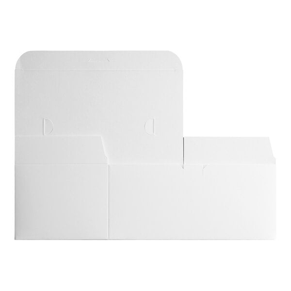 Choice 9" x 5" x 4" White Customizable Take Out Dinner / Chicken Box with Tuck Top - 250/Case