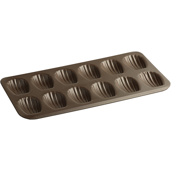 A Gobel non-stick steel Madeleine pan with 12 compartments.