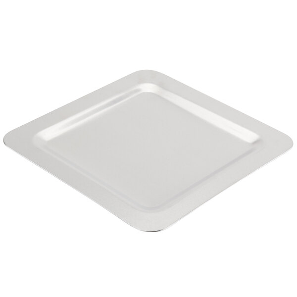 A square silver American Metalcraft pizza pan separator.