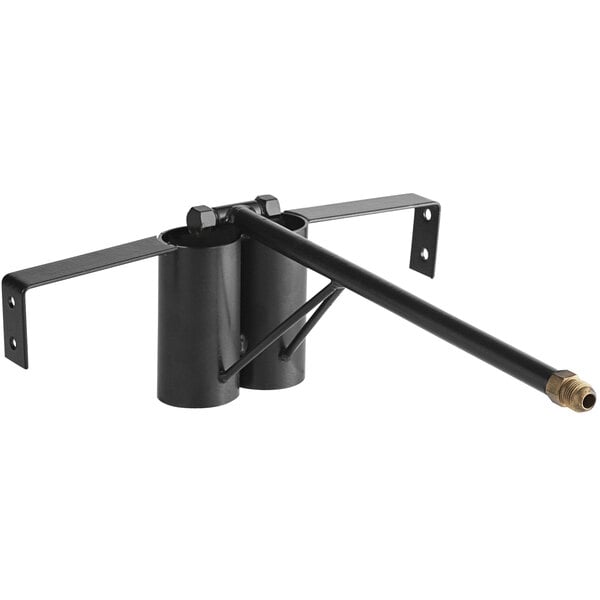 A black metal Backyard Pro Jet Burner.