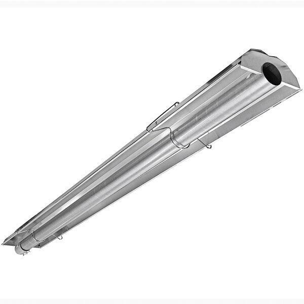 A stainless steel HeatStar tube set with a long handle.