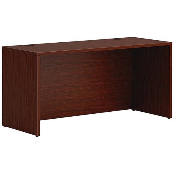 A traditional mahogany HON credenza shell.