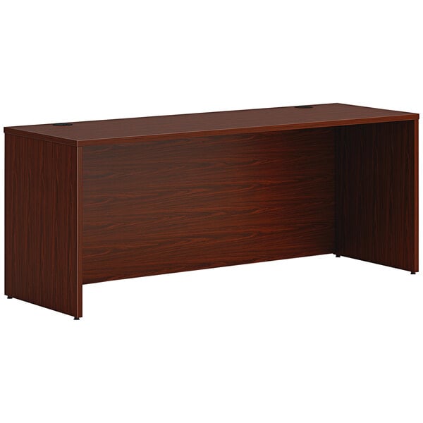 A traditional mahogany HON credenza shell.