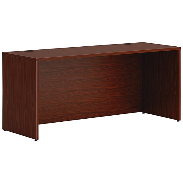 A traditional mahogany HON credenza shell.