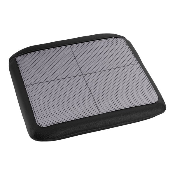 Lancaster Table & Seating Alloy Black Fabric Magnetic Cushion for Alloy Barstools