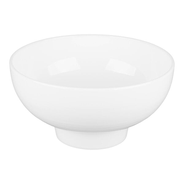 American Metalcraft Prestige 3.89 Qt. Round Porcelain Footed Bowl