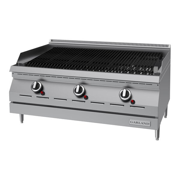 Garland GD-36RBFF Designer Series Liquid Propane 36" Radiant Charbroiler with Flame Failure Protection - 90,000 BTU