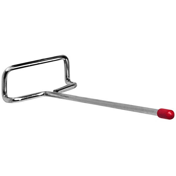 A Quantum single metal rod with a long metal handle and a red tip.