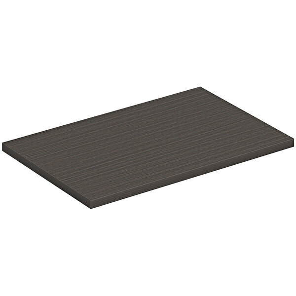 A black rectangular slate top with a white background.