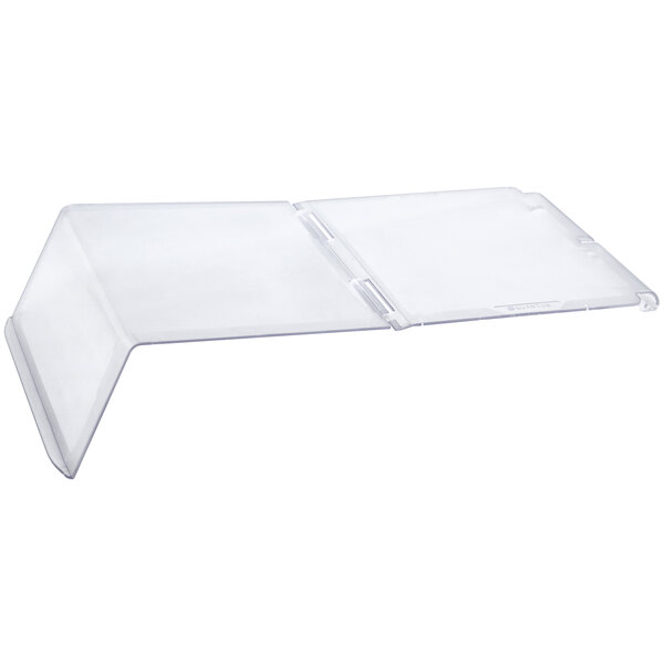A Quantum clear plastic case with a lid on top.