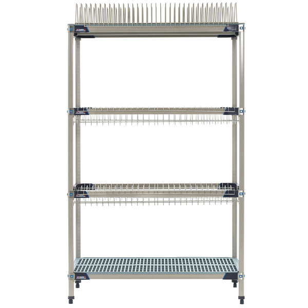 Metro Pr48x3 Metromax I Stationary 24 X 48 Drying Rack Shelf Kit With 74 Posts 2496