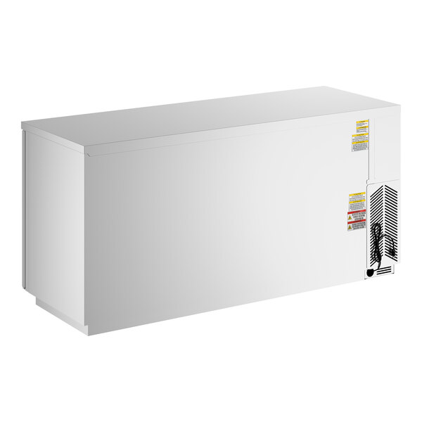 Beverage-Air BB94HC-1-S 94" Stainless Steel Counter Height Solid Door Back Bar Refrigerator